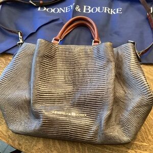 Dooney & Bourke snakeskin tote